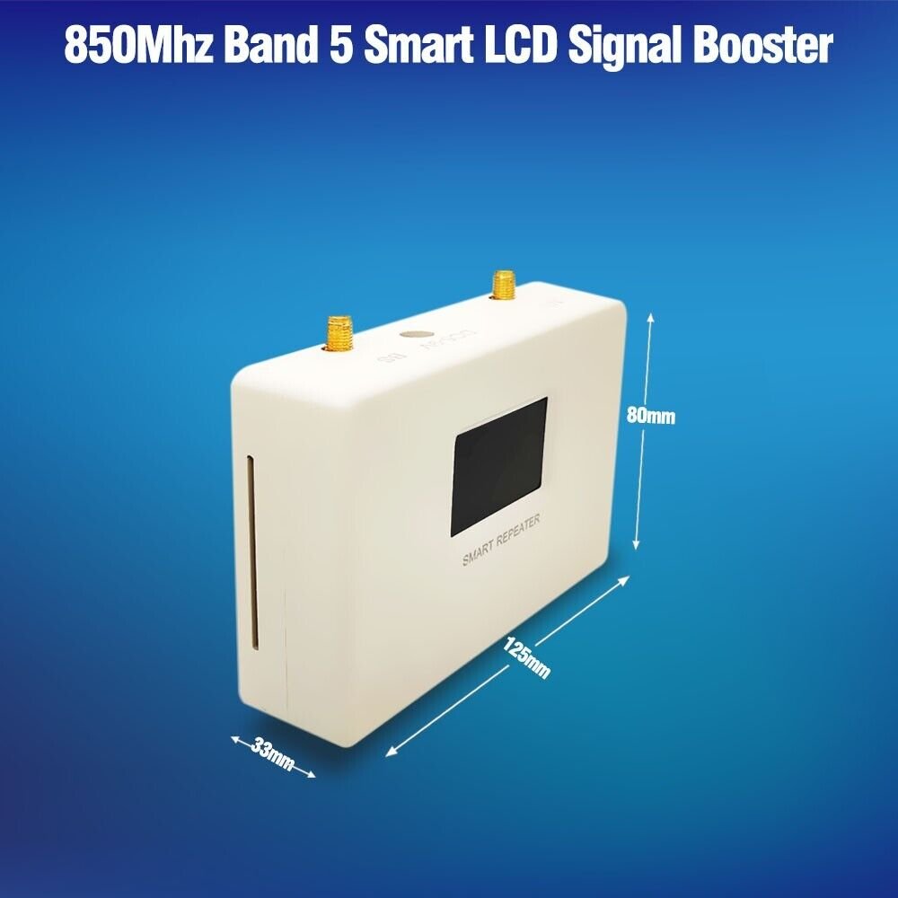 Cell Phone Booster 5G 850Mhz B5 Signal Repeater 2G 3G 4G Digital LCD Tuya App Monitoring Coverage Up To 500M2